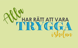 Illustration om att vara trygg i skolan